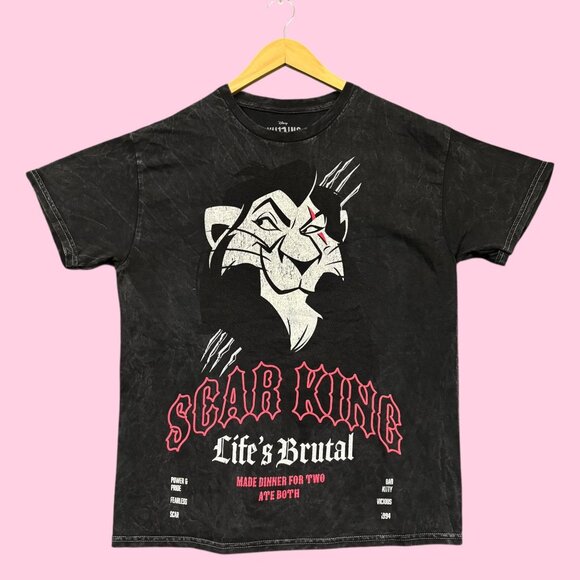 Disney Other - Disney The Lion King Scar King Mineral Wash Tee M